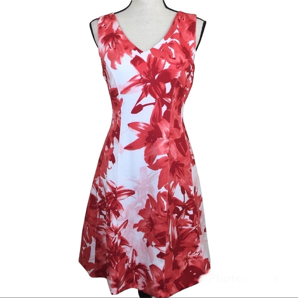EUC I.N.C Floral Dress. Multi Colors. Sz M.